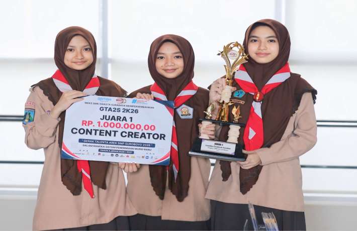 Kreativitas Tanpa Batas: SMP Al Falah Surabaya Sabet Juara 1 Content Creator Se-Kota Surabaya