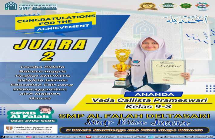 Lomba Pidato Bhs Inggris Islamic Education Fair 2025